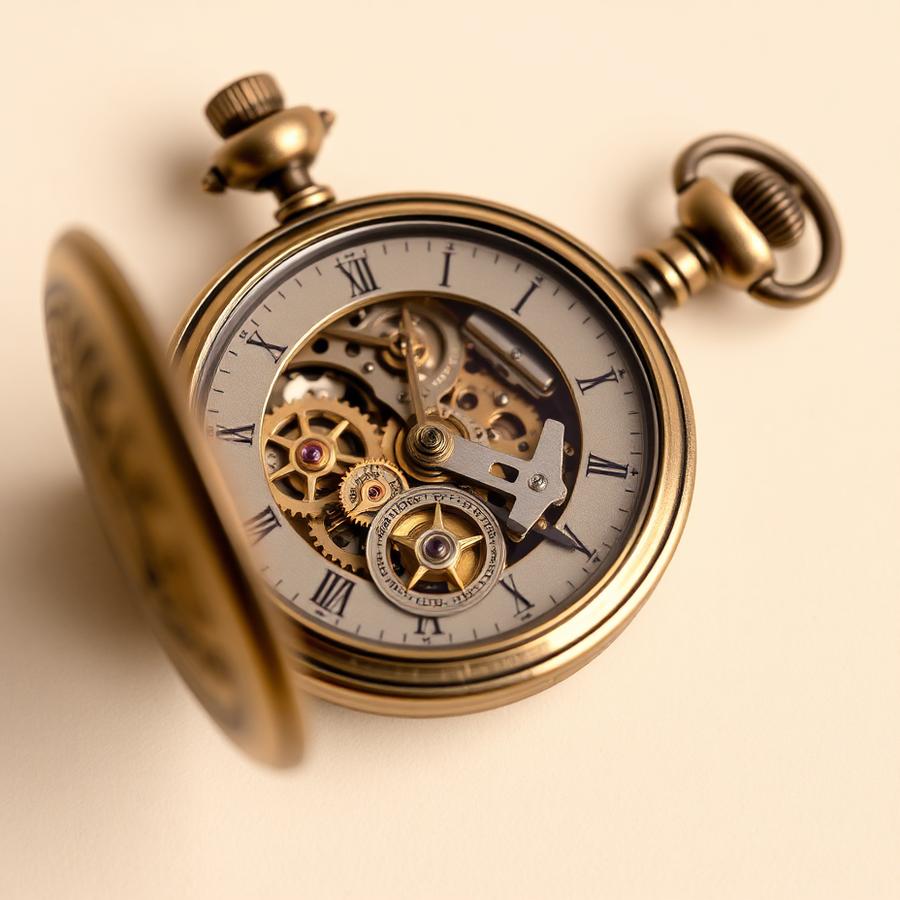 Zegarek Antique Skeleton Pocket